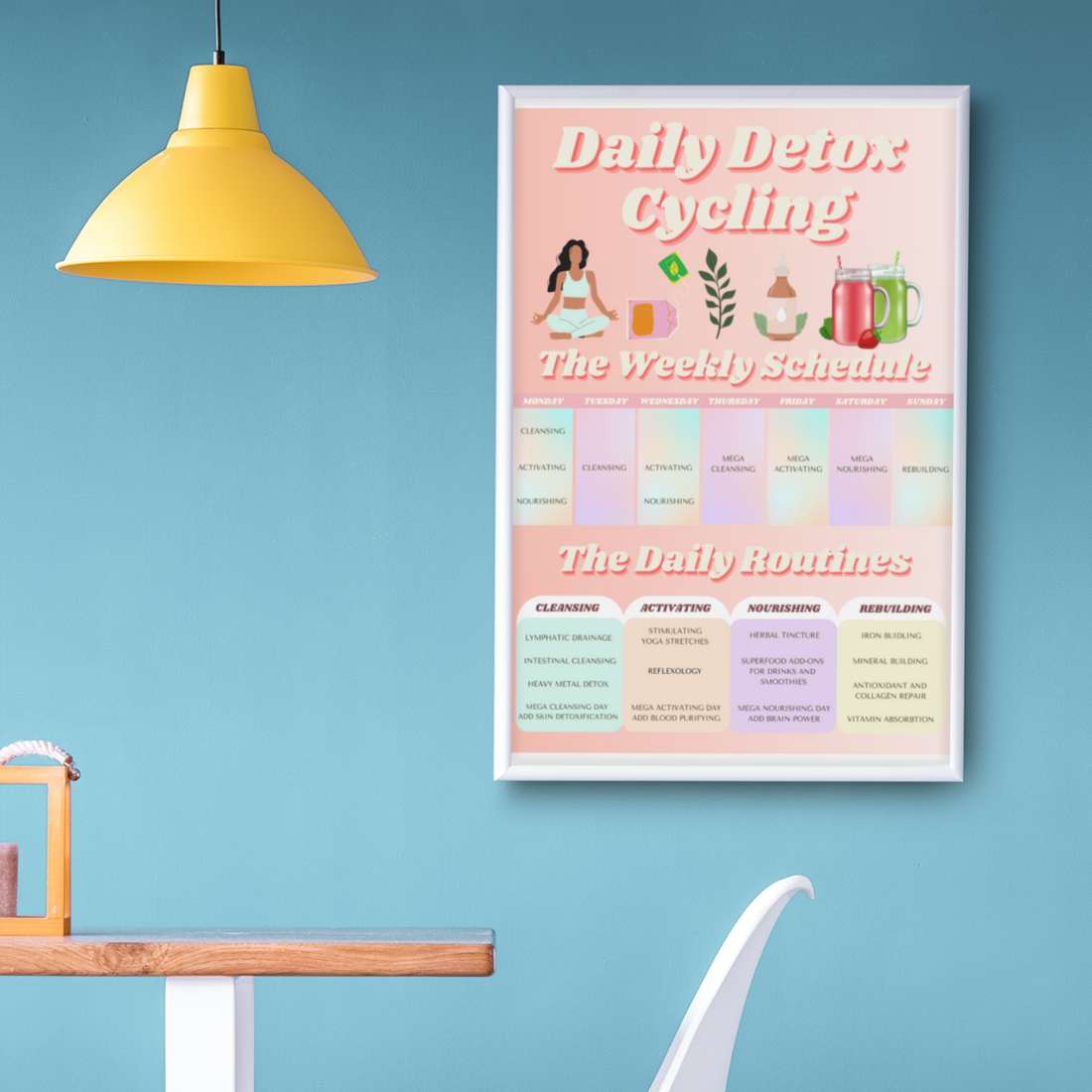 Daily Detox Cycling Calendar to Create an Effective Detox Routine ...